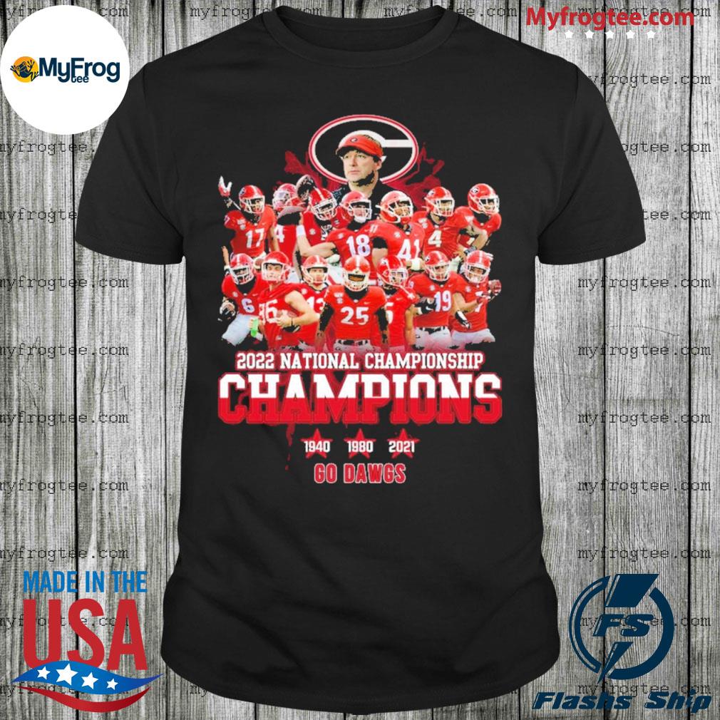 Georgia Bulldogs - 2022 Football National Champions Shirt 