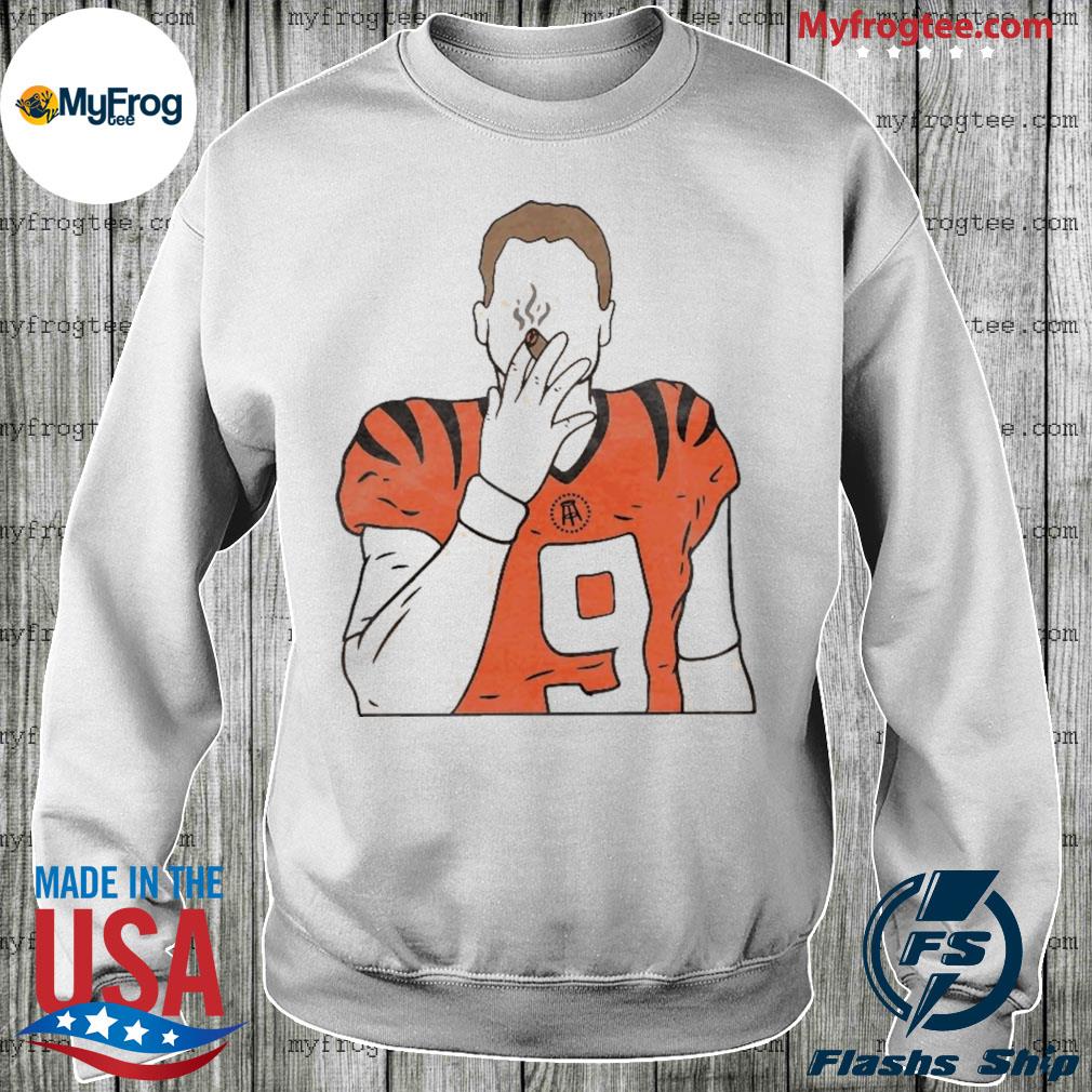 Joe Burrow Cincinnati Bengals funny Cigar art T-shirt, hoodie, sweater,  long sleeve and tank top