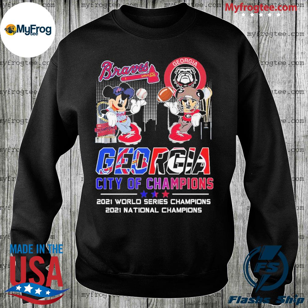 Funny The Celebration 2021 Champions UGA Bulldogs Braves Shirt, hoodie,  sweater, long sleeve and tank top