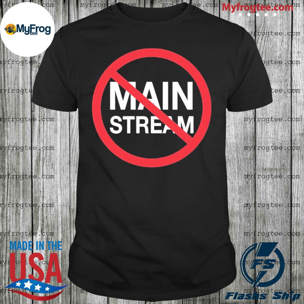 No Mainstream logo T-shirt