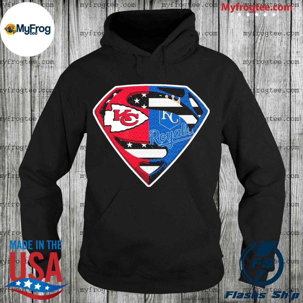 Funny 2022 Superman Kansas City Chiefs vs Kansas City Royals shirt, hoodie,  sweater, long sleeve and tank top