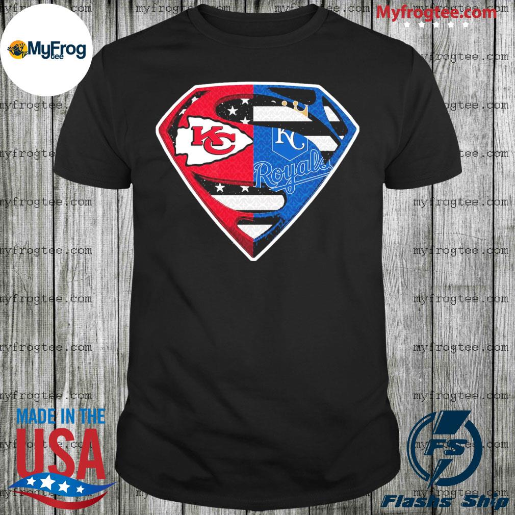 Superman Kansas City Chiefs vs Kansas City Royals New 2022 shirt