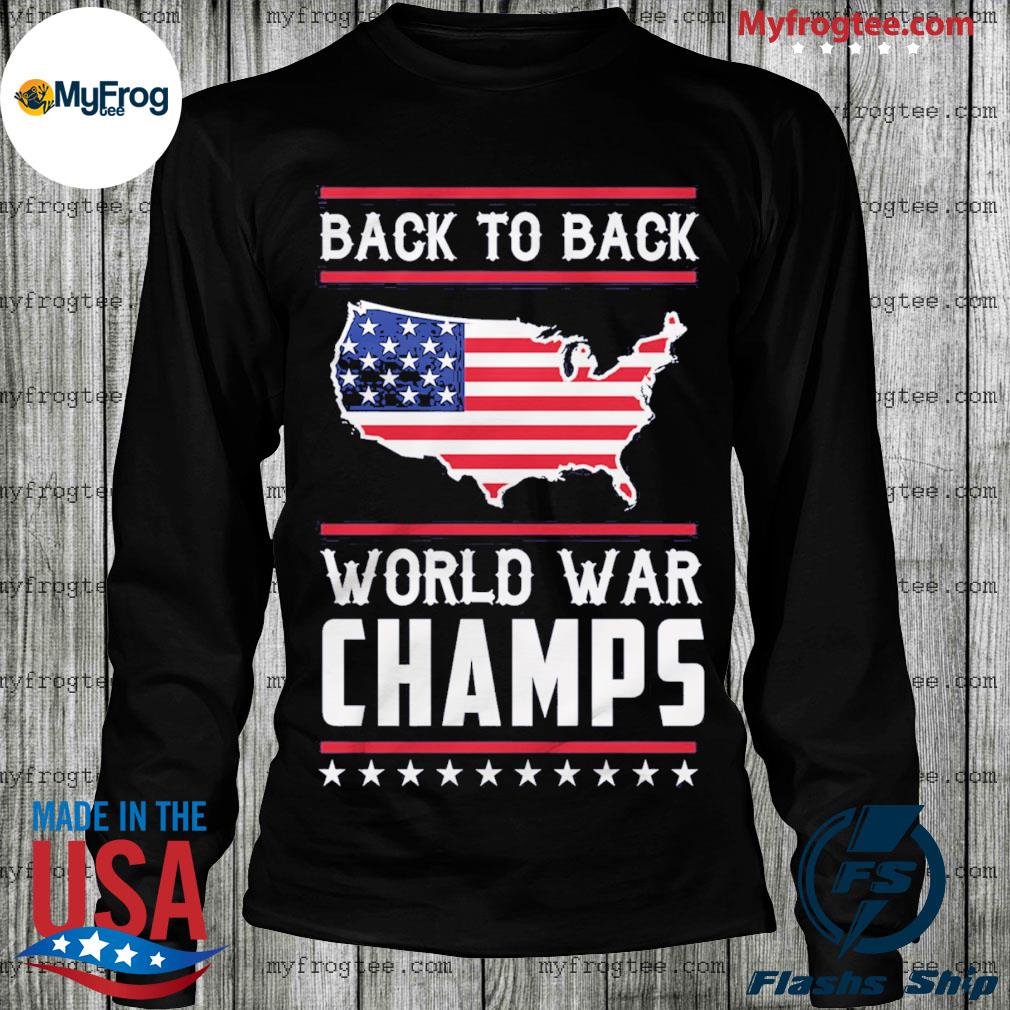 back to back world war champs long sleeve