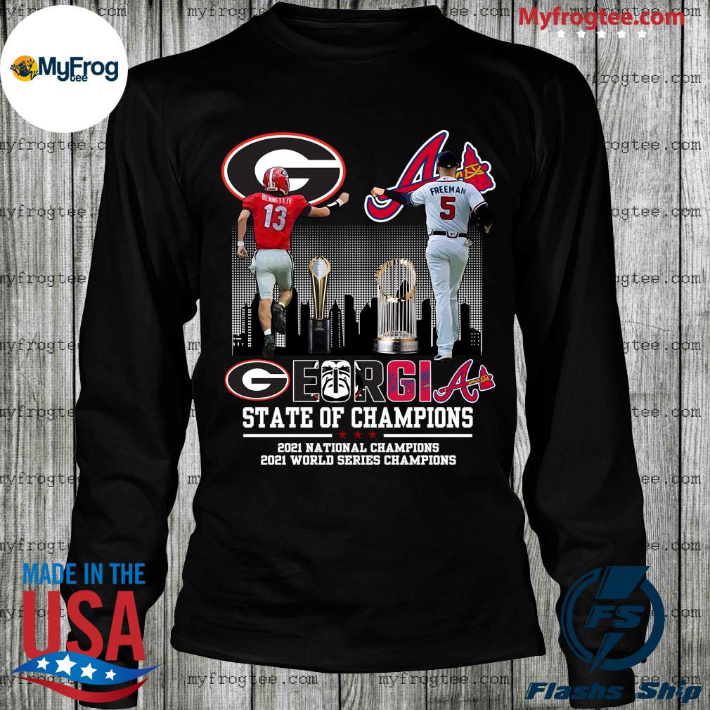 Georgia Bulldogs and Atlanta Braves Georgia State of champions