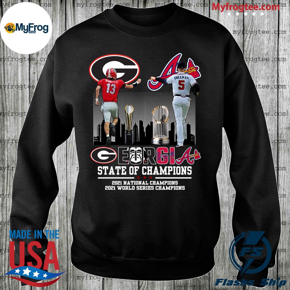 Georgia Bulldogs and Atlanta Braves Georgia State of champions