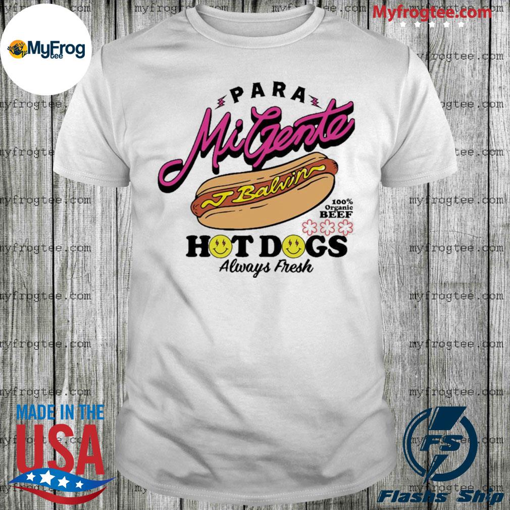Merch J Balvin J Balvin Hot Dog T Shirt, hoodie, sweater and long sleeve