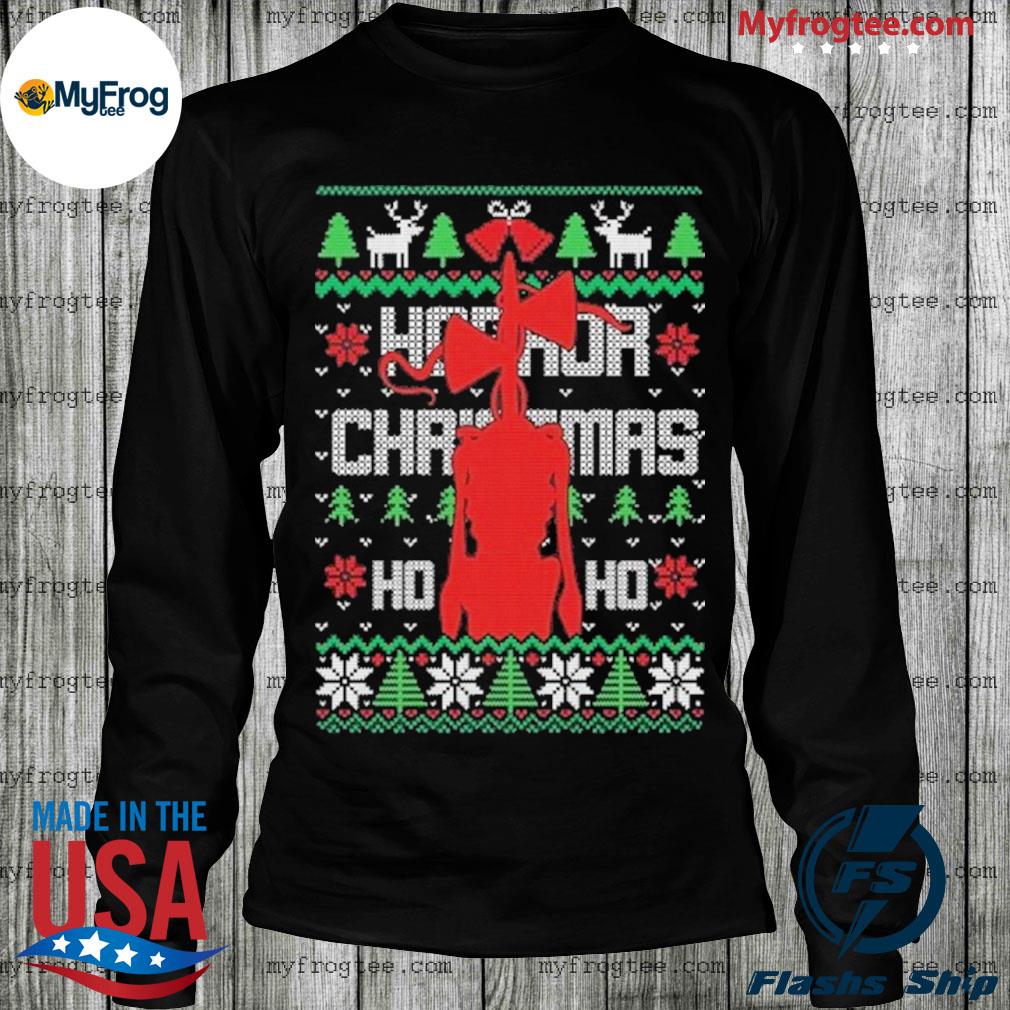 horror ugly christmas sweater