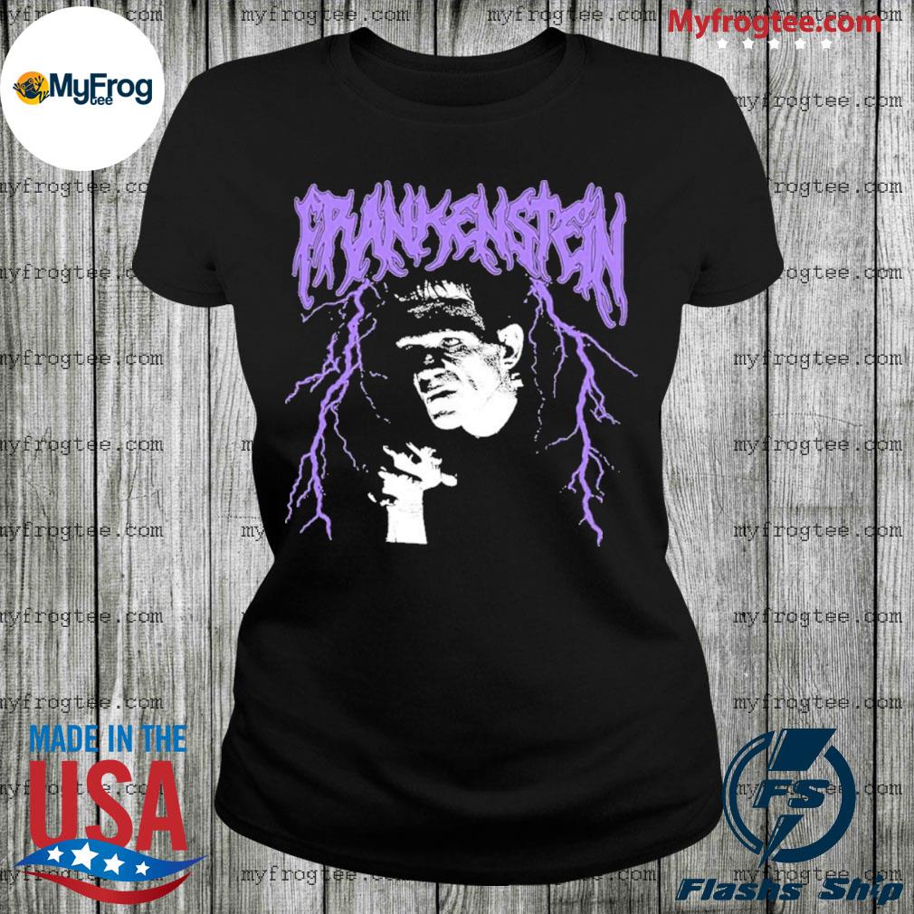 Universal Monsters Frankenstein Monster Metal T Shirt, hoodie