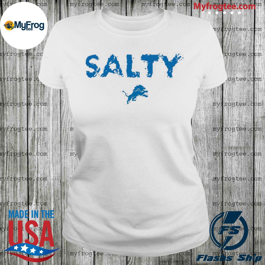 Detroit Lions Salty Jared Goff Long Sleeve Tee, Custom prints store