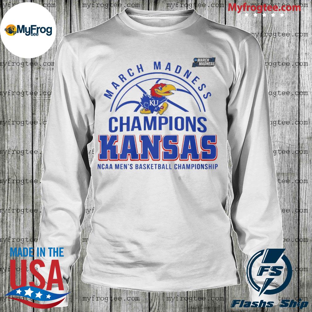 March madness champions kansas ncaa men's basketball championship shirt,  hoodie, sweater and long sleeve