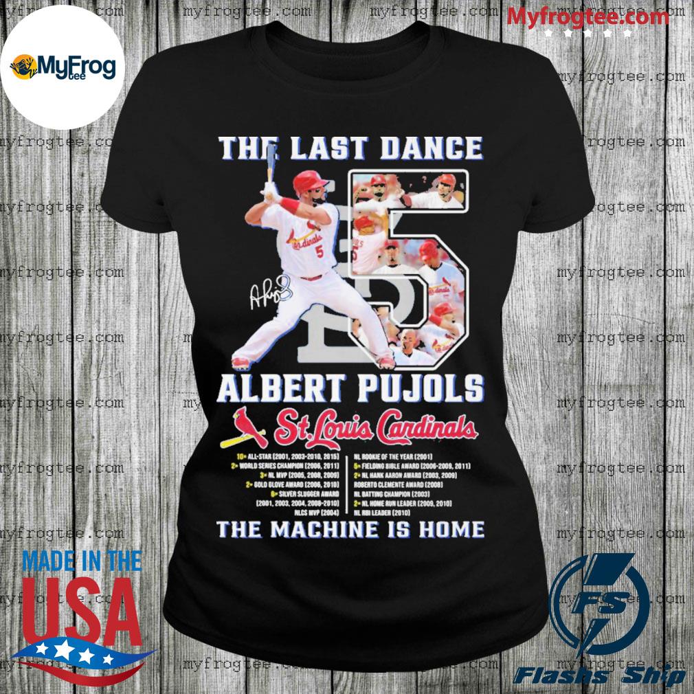 The Last Dance Albert Pujols signature St. Louis Cardinals the