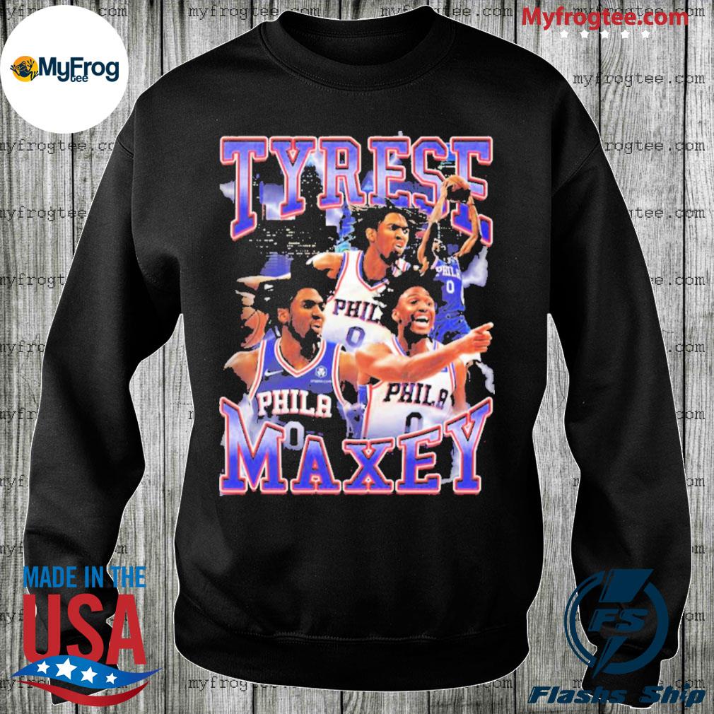 Tyrese Maxey Philadelphia 76ers 90s Style Vintage Shirt