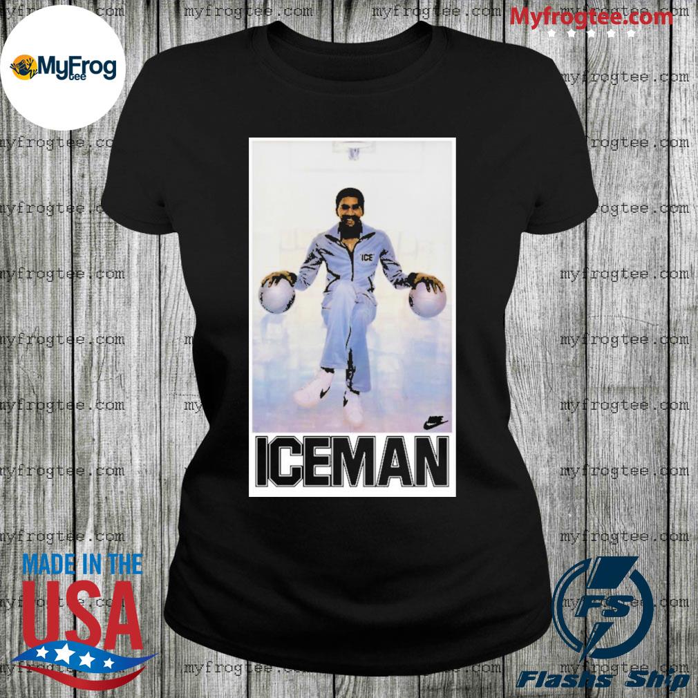1982 Vintage Iceman Poster George Gervin Shirt