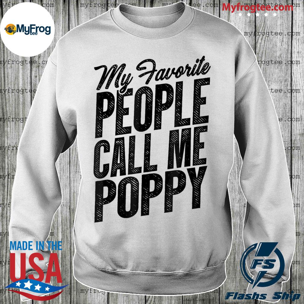 poppy grandpa shirt