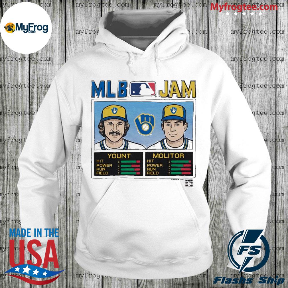 MLB Jam Brewers Molitor And Yount Shirt, hoodie, sweater, long