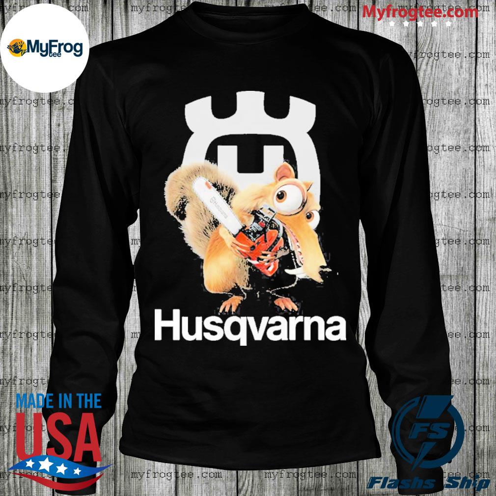 Scrat hug husqvarna logo shirt, sweater and long sleeve