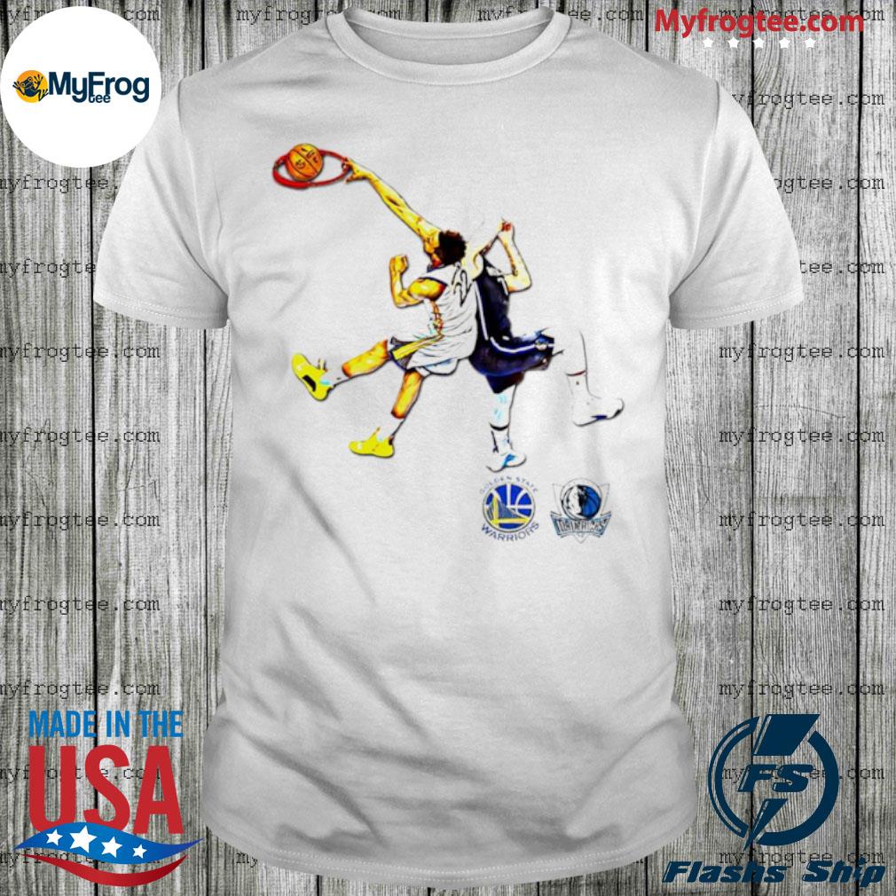 Andrew Wiggins dunk on Luka Doncic Dallas Mavericks vs Golden State  Warriors shirt, hoodie, sweater and long sleeve