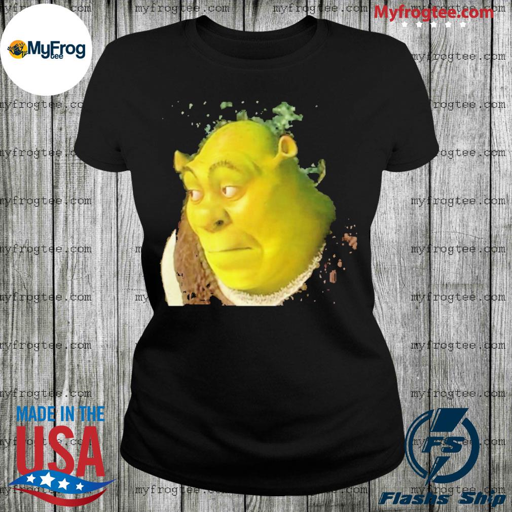 Dreamworks Mens Black Shrek Bored Meme Tee Short Sleeve T-Shirt Small 