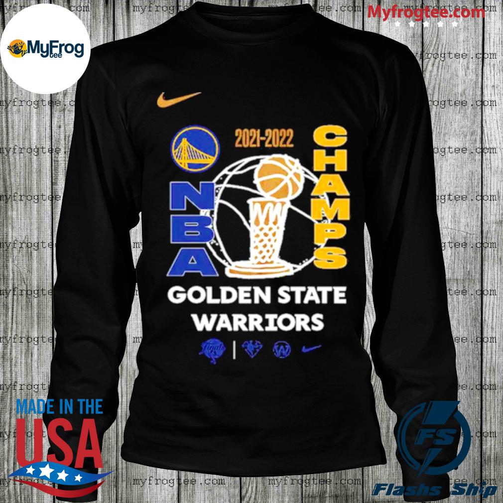 Golden State Warriors Nike 2022 NBA Finals Champions Locker Room T-Shirt -  Black