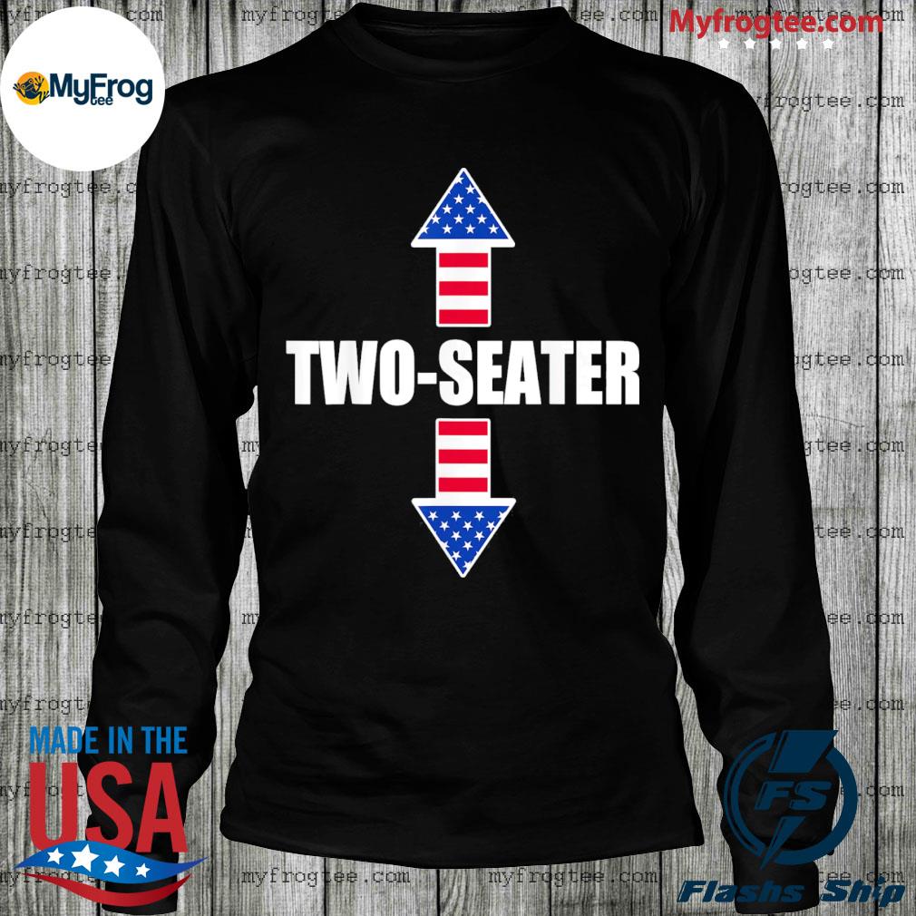 Two seater 4th of july day vintage American shirt, hoodie, sweater