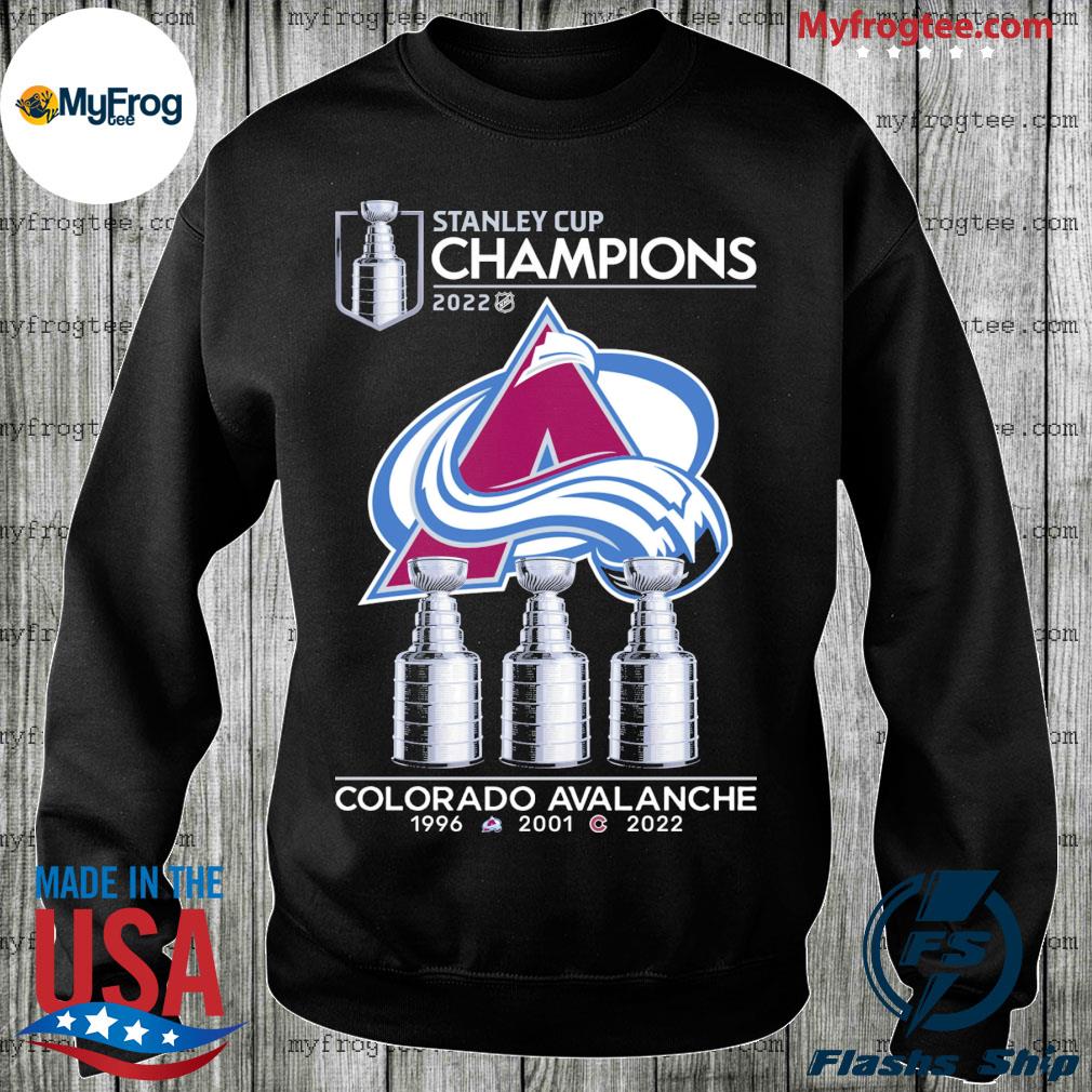 Official Colorado avalanche 1996 stanley cup champions t-shirt, hoodie,  sweater, long sleeve and tank top
