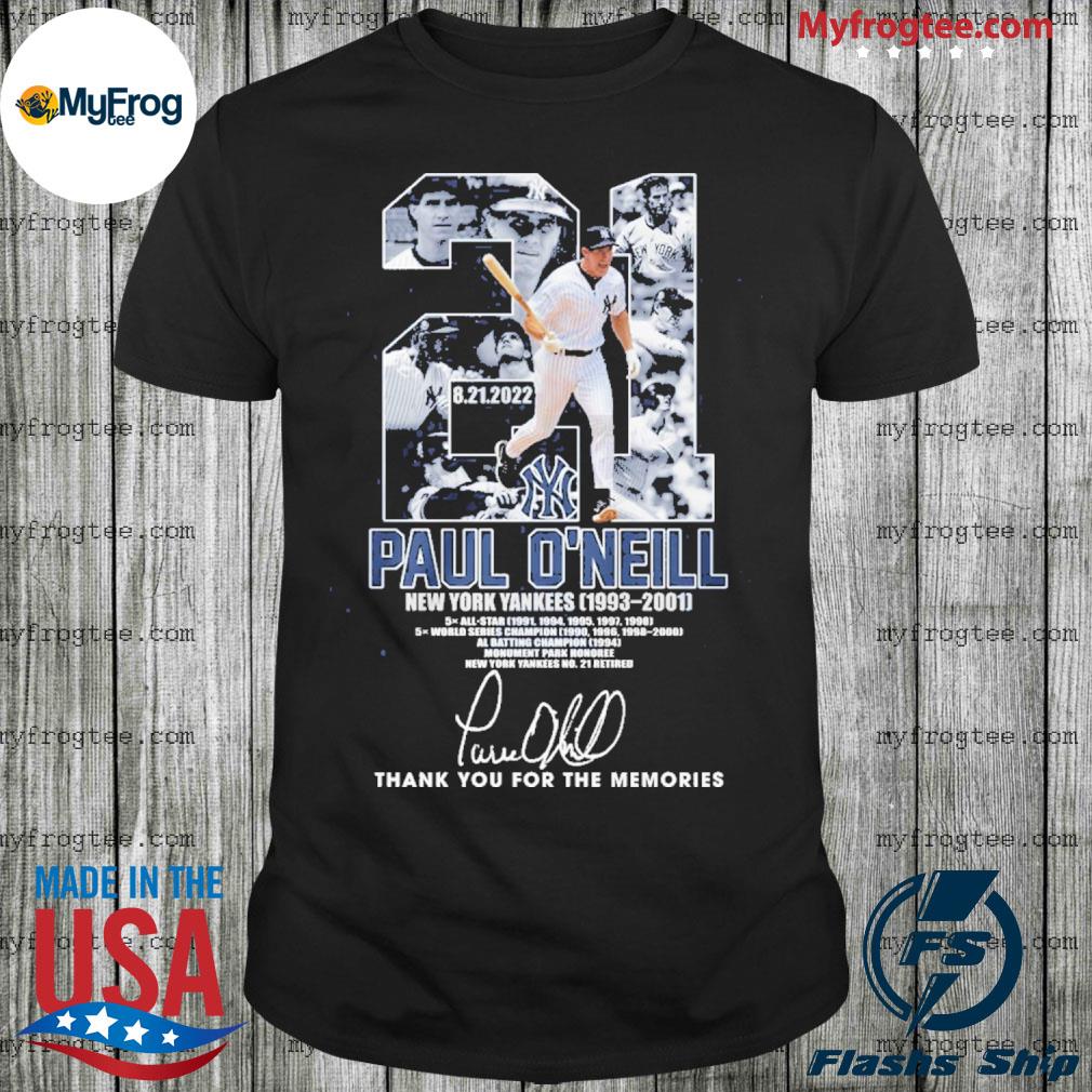 Original 21 Paul O'Neill 8.21.2022 New York Yankees 1993-2001