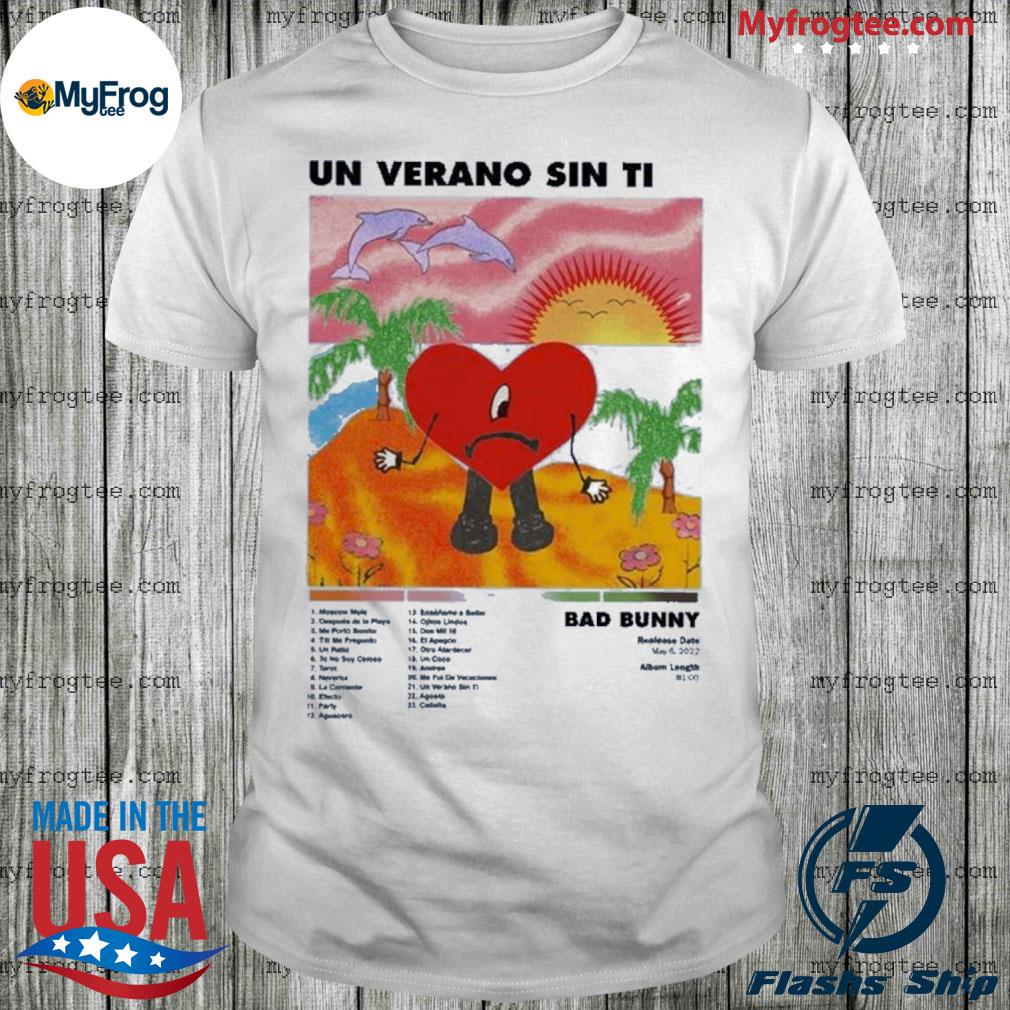 Un Verano Sin Ti Bad Bunny Tour 2022 T Shirt Sweatshirt