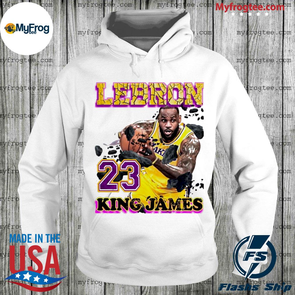 King James Solid Fan Design Lebron James Lakers Shirt, hoodie