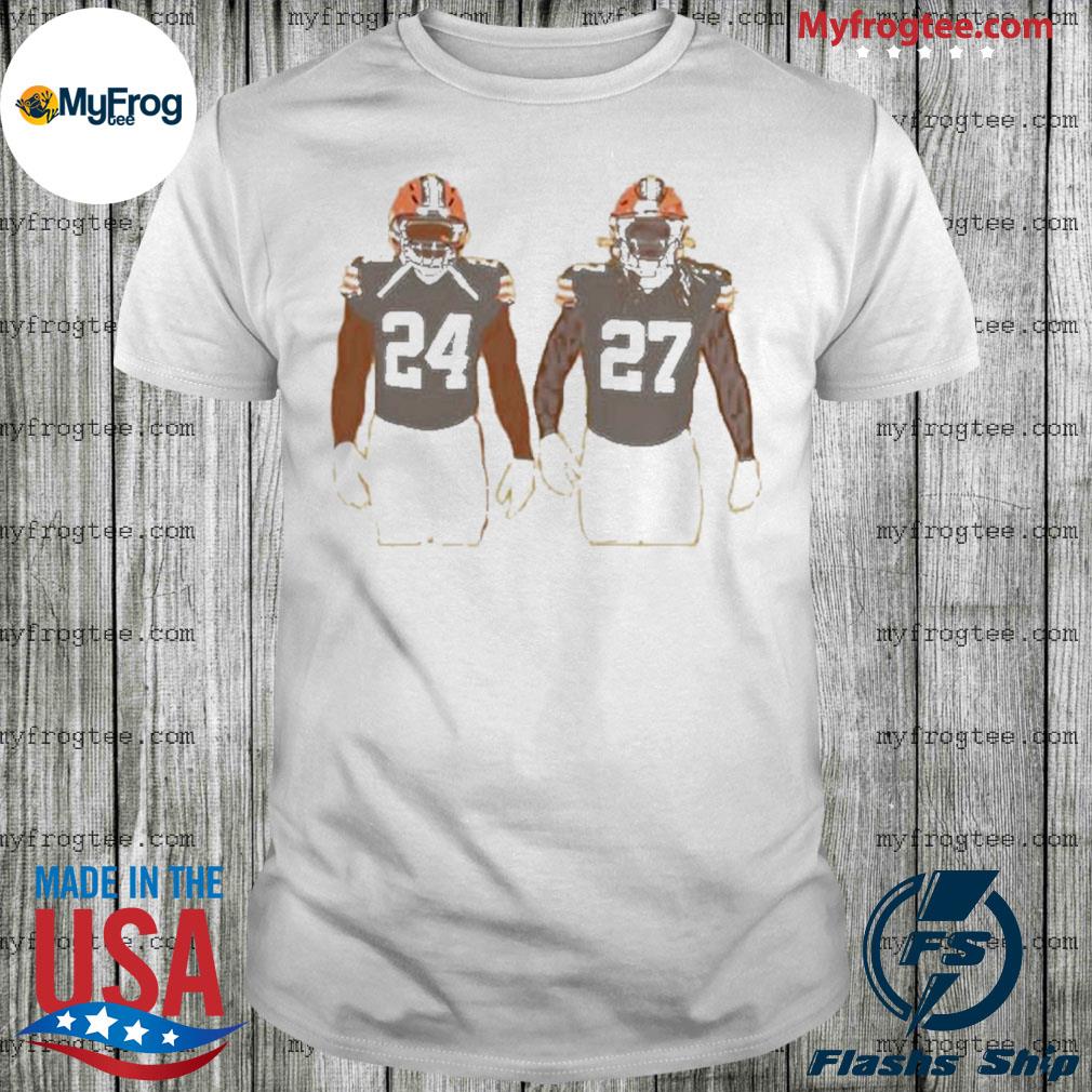 Nick Chubb And Kareem Hunt Cleveland Browns Football Shirt, hoodie, sweater  and long sleeve