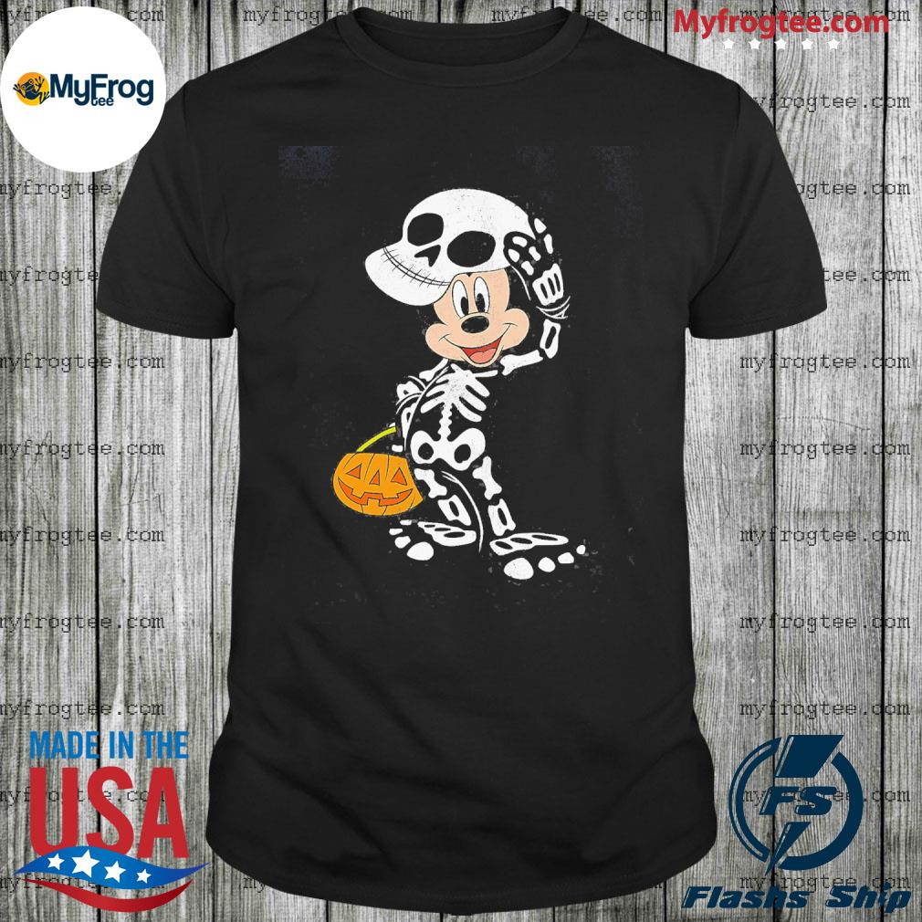 Happy Halloween Skeleton 2022 Skeleton Mickey Mouse Happy Halloween 2022 Shirt Hoodie Sweater And Long Sleeve