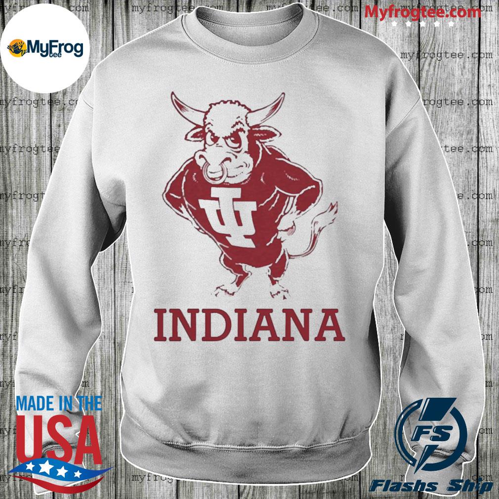 Vintage Iu Hoosiers Bison Mascot Shirt hoodie sweater and long