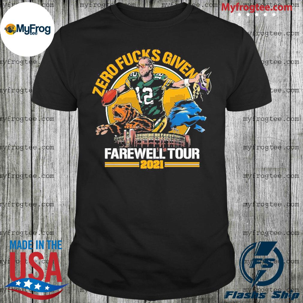 Aaron Rodgers Zero Fucks Given Farewell Tour 2021 Green Bay