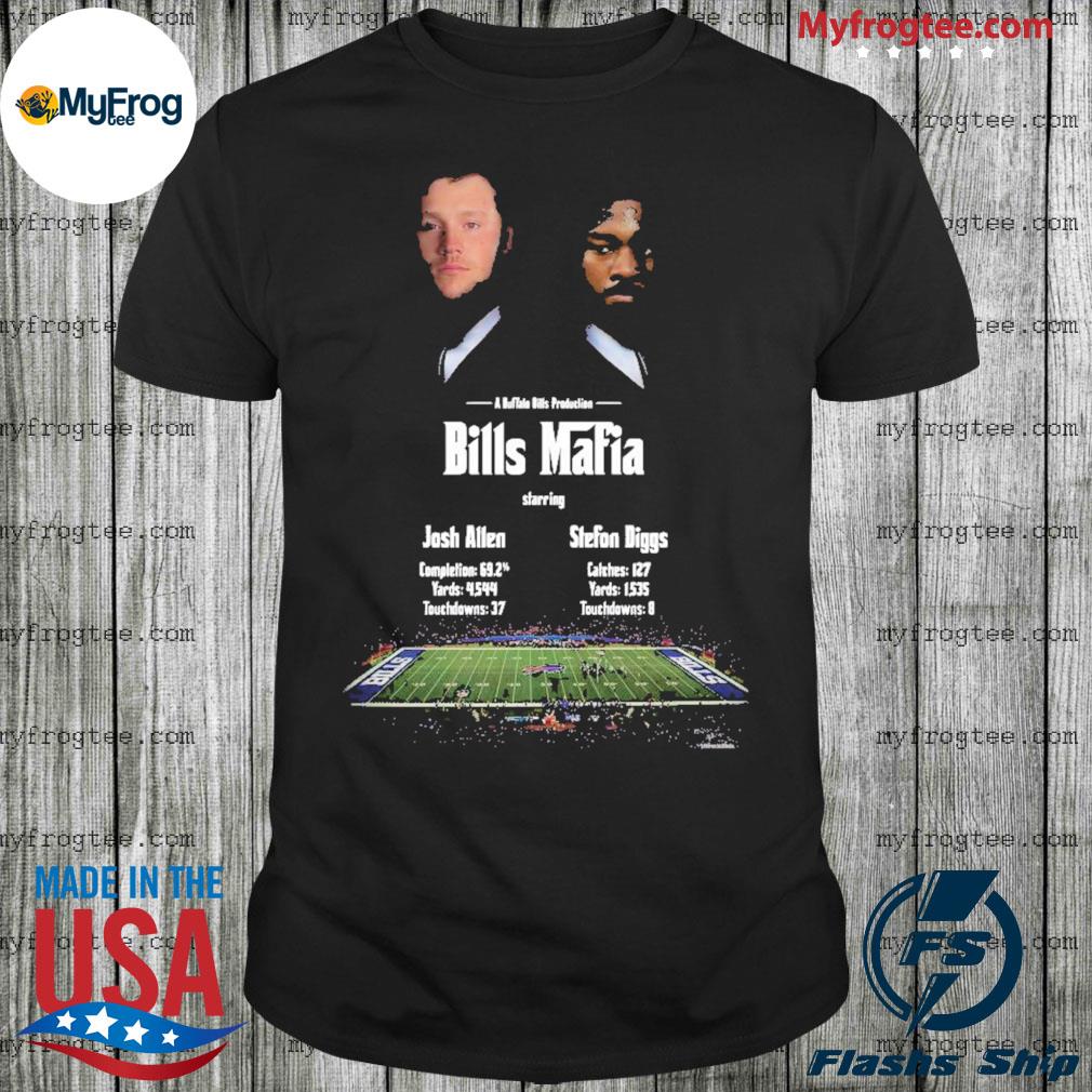 Josh Allen Vs Stefon Diggs In A Buffalo Bills Production Bills Mafia 2021 T-shirt