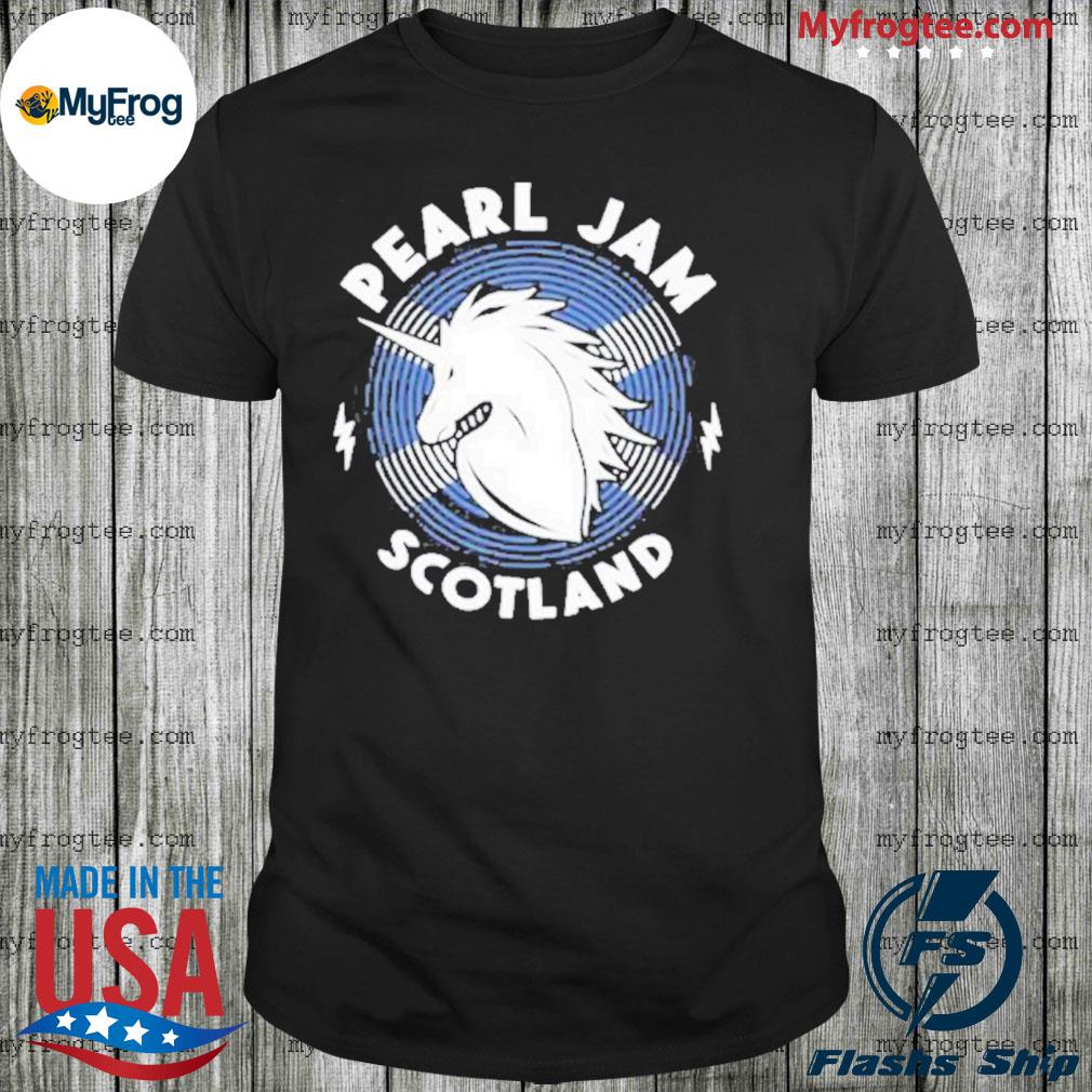 Pearl Jam Scotland Unicorn Shirt