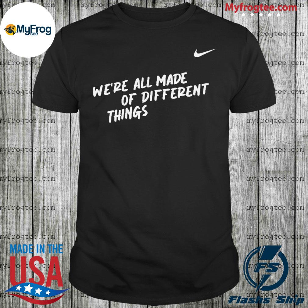Ruffles we're all made of different things shirt