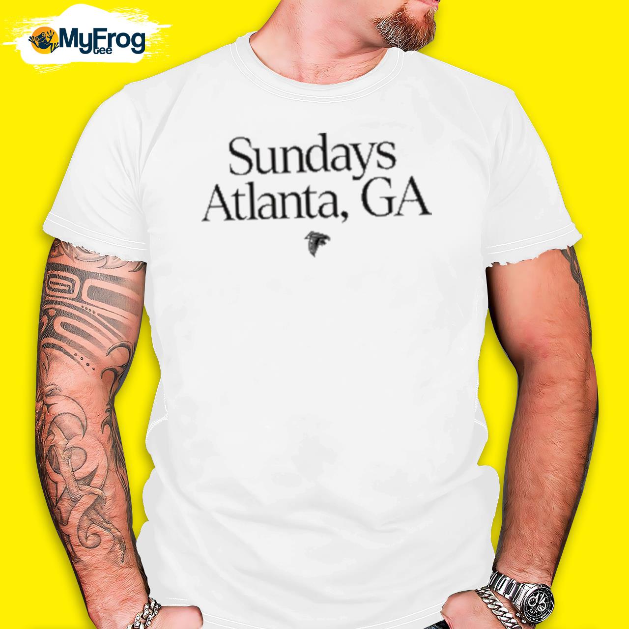 Atlanta falcons sundays atlanta ga shirt