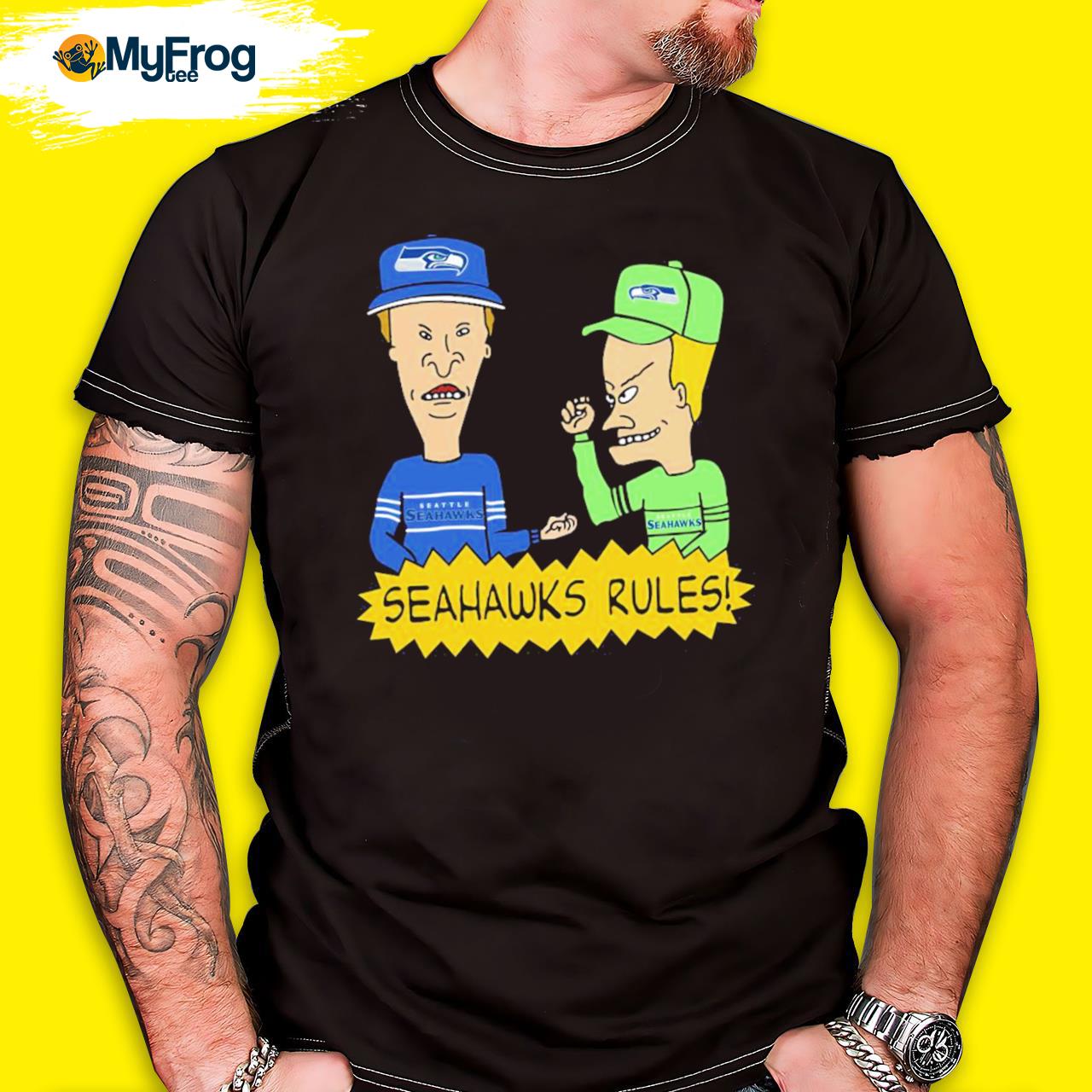 Beavis and Butt-Head Seattle Seahawks Rules NFL Shirt, hoodie, sweater and  long sleeve