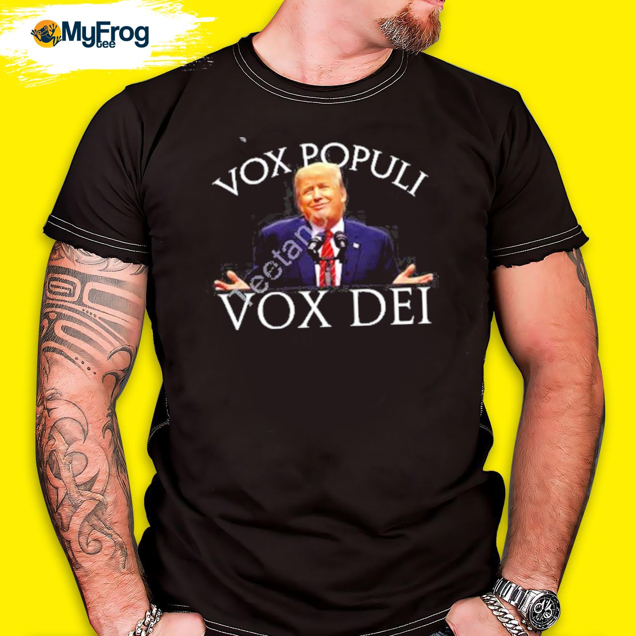 Donald Trump jr vox populI vox deI new shirt