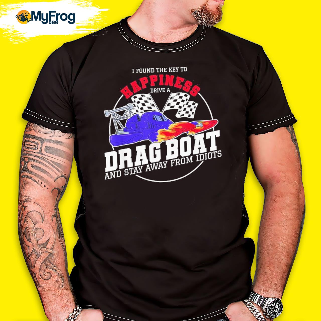 Drag boat racer speedboat racing for drag boat shirt