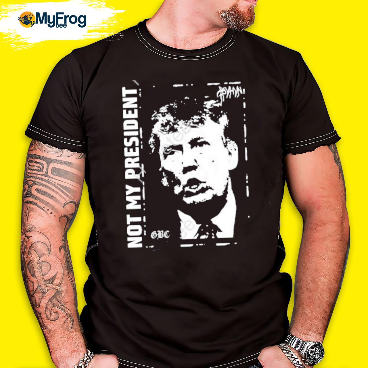 Goth Angel Sinner Trump Not My President Gbc New Shirt