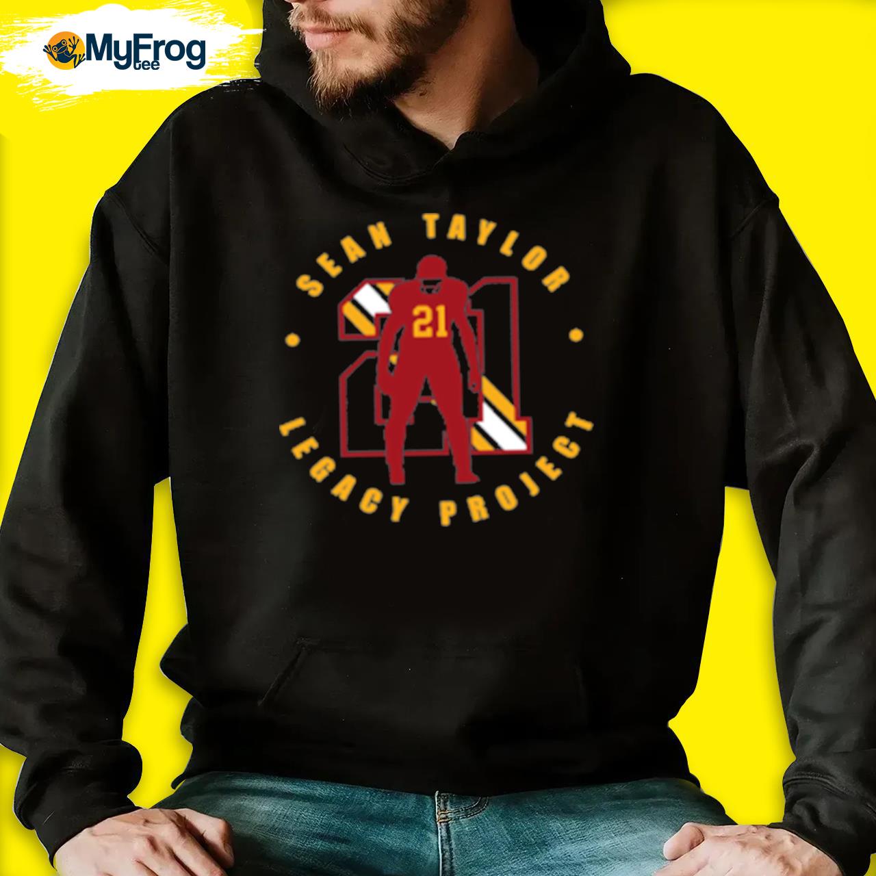 Washington Commanders Mitchell & Ness Sean Taylor Legacy Project Long  Sleeve T-Shirt - Black