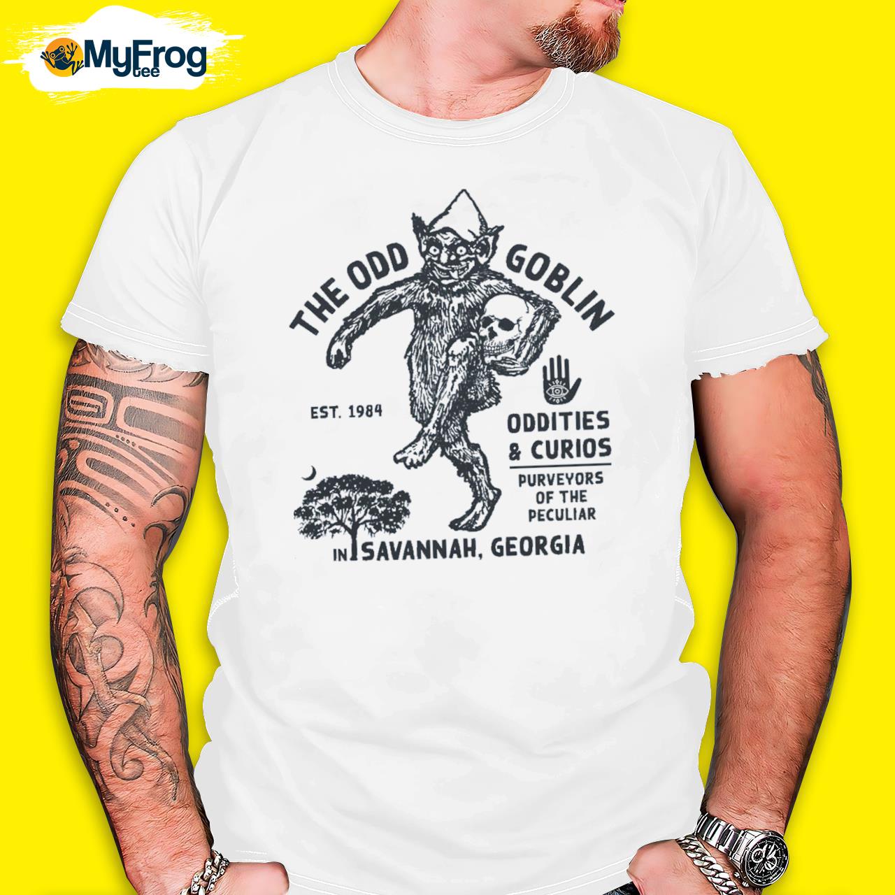 The odd goblin est 1984 oddities and curios purveyors of the peculiar in savannah georgia shirt