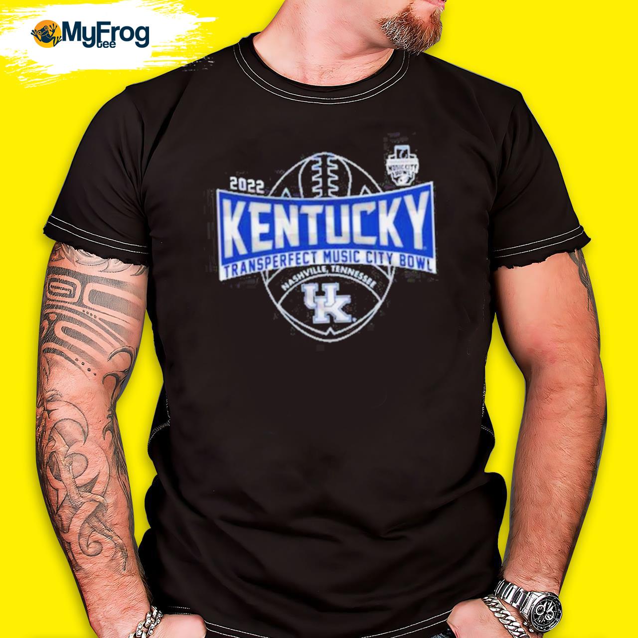 2022 Kentucky Football Transperfect Music City Bowl T-Shirt