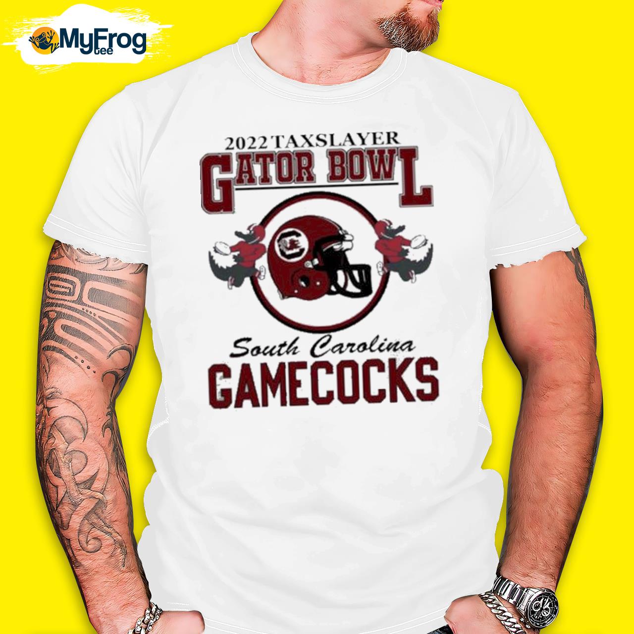 2022 Taxslayer Gator Bowl South Carolina Gamecocks Tee Shirt