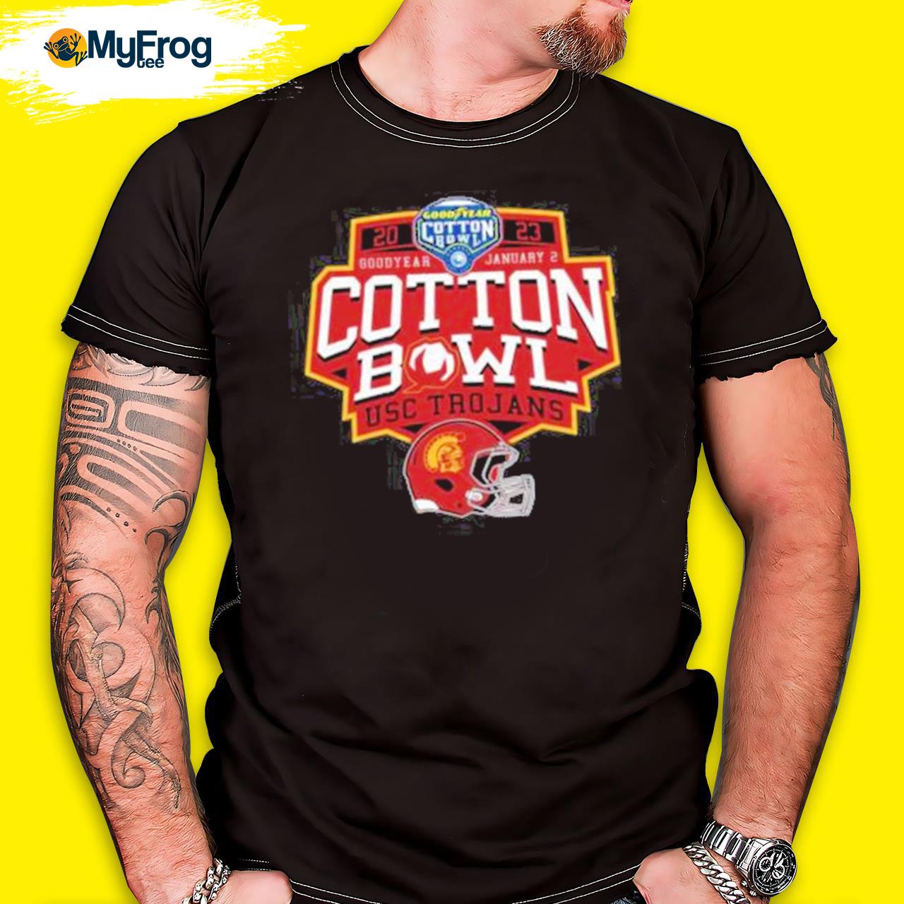 2023 goodyear cotton bowl usc trojans hooded shirt