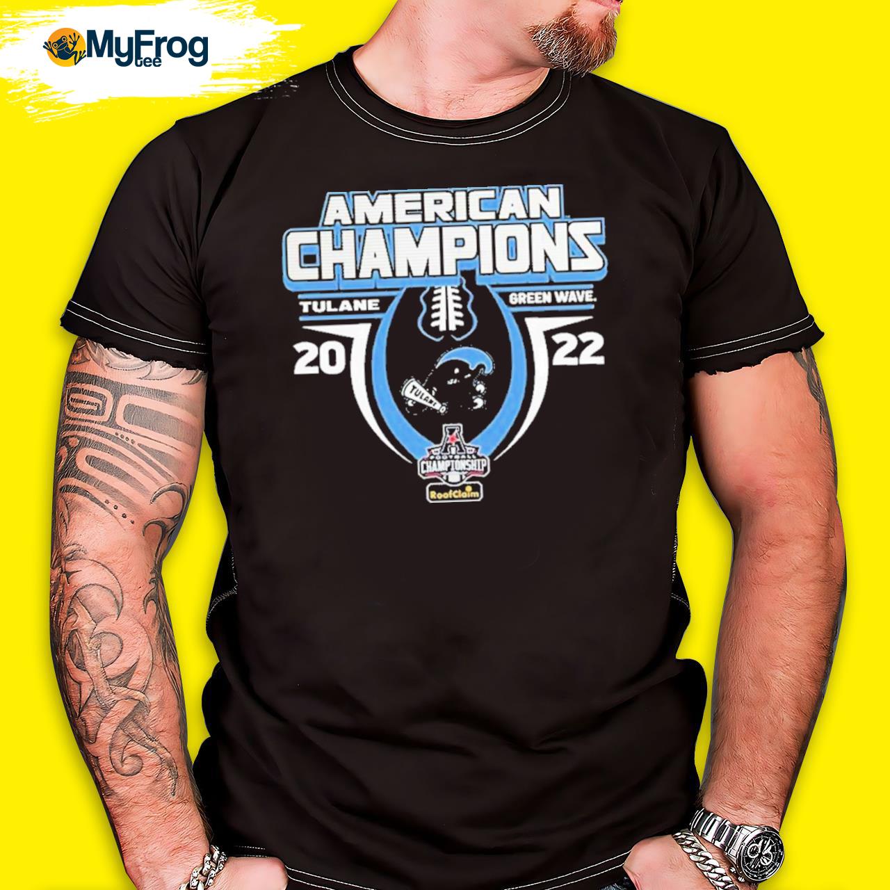 American champions tulane green wave 2022 shirt