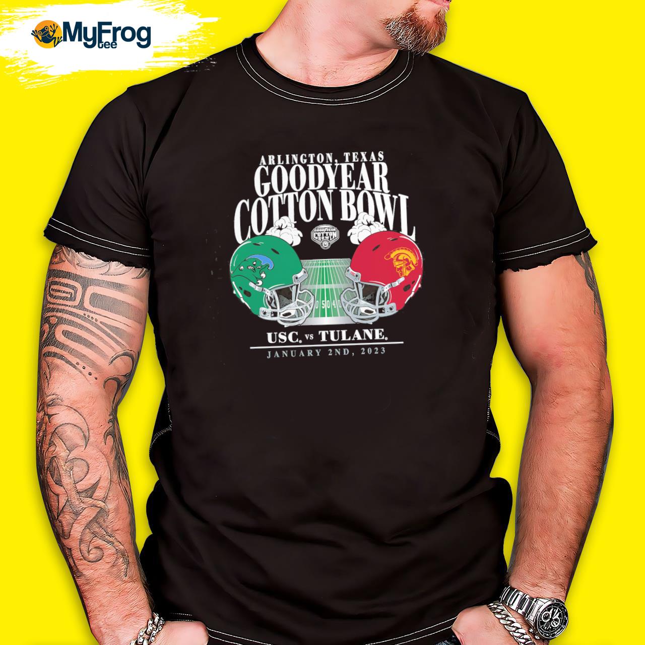 Arlington Texas Goodyear cotton bowl USC vs Tulane January 2nd 2023 shirt
