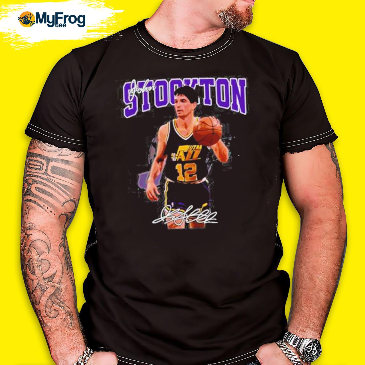 Basketball Signature John Stockton Legend Signatures shirt