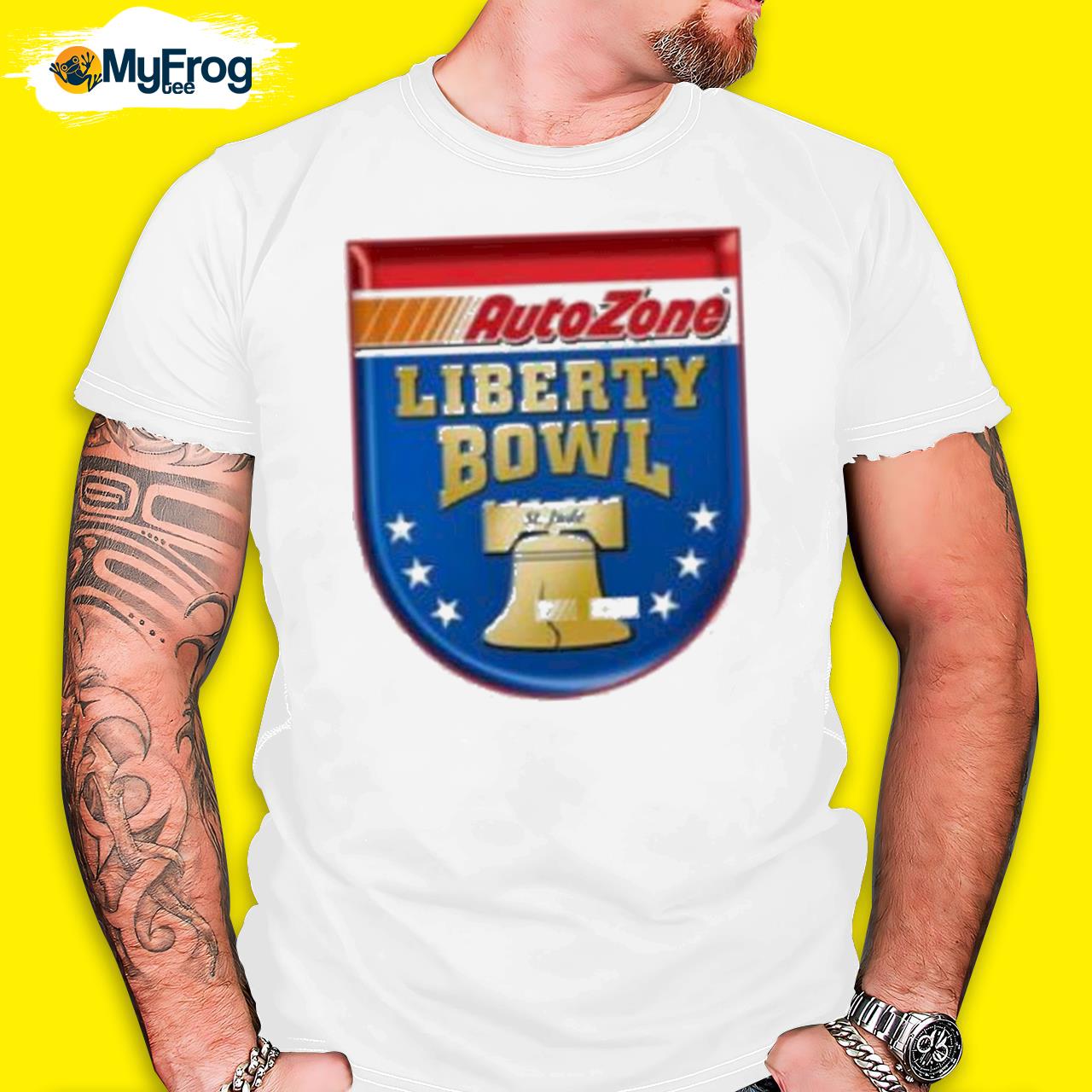 Big 12 vs sec 2022 autozone liberty bowl crewneck shirt