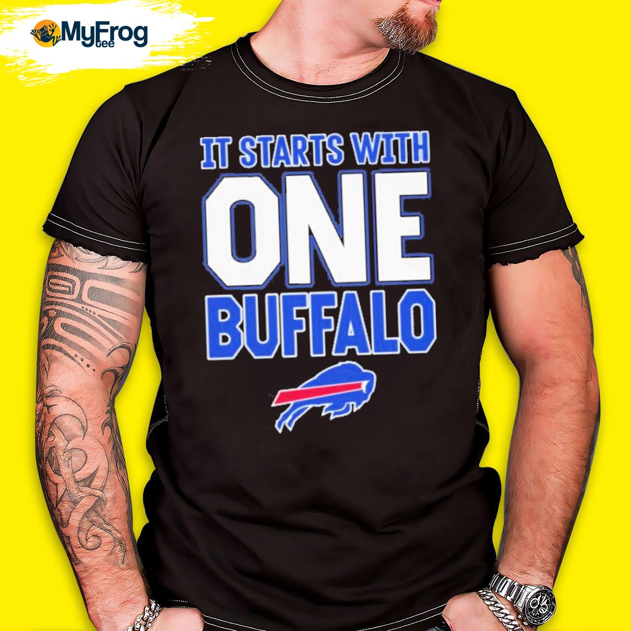 Buffalo Bills it starts with one buffalo shirt